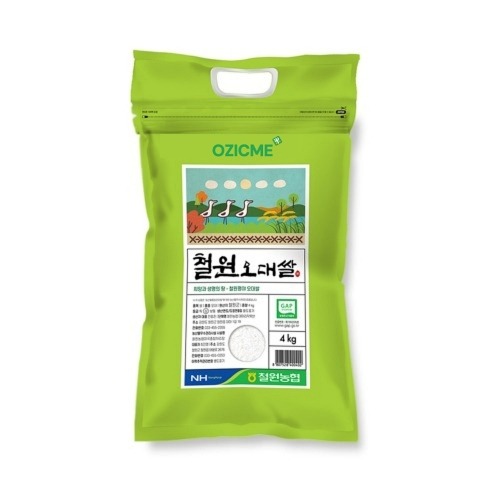 (오직미)철원오대쌀4kg 철원농협 22년산 당일도정산지직송